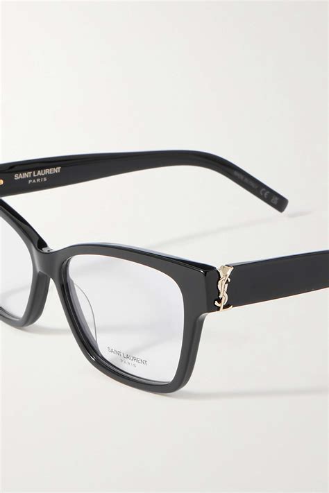 black ysl glasses|ysl prescription glasses.